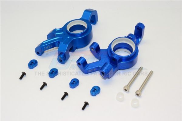 GPM製　TXM021N-B【ブルー】 X-Maxx対応　トラクサス　Steering blocks, left & right　X-Maxx　検索MODEL# 7737