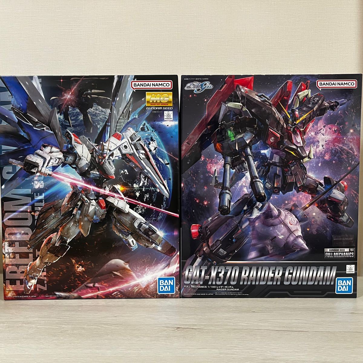 MG フリーダムガンダム & FULL MECHANICS レイダーガンダム MG フリーダムガンダム & FULL MECHANICS レイダーガンダム