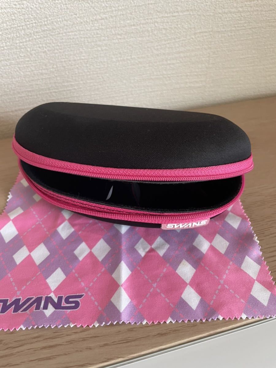 SWANS スワンズ ゴルフ レディース サングラス スポーツ ピンク系 ケース付き_画像5
