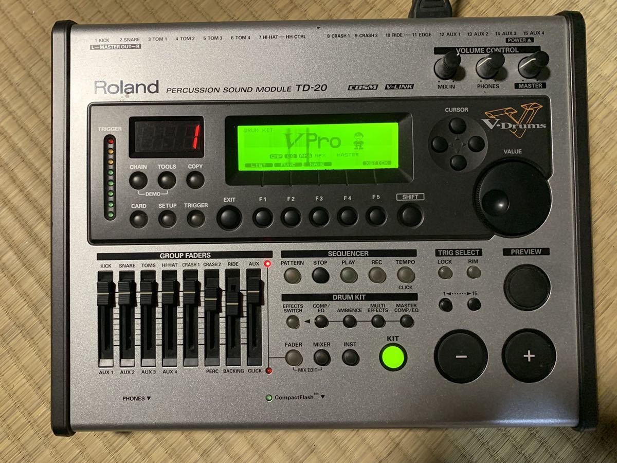 Roland 音源モジュール 電子ドラム ローランド V-Drums TD-20