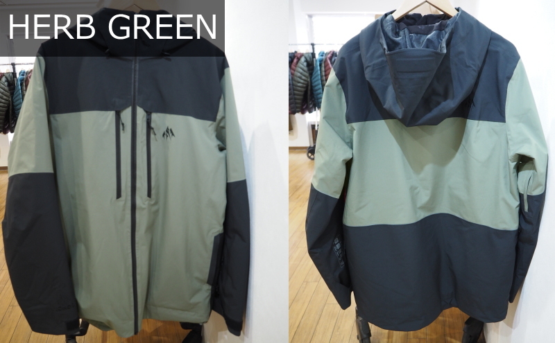 ○ JONES MTN SURF JKT HERB GREEN XLサイズ メンズ ジョーンズ マウンテンサーフ スノーボード スキー ジャケット JACKET 22-23_画像3