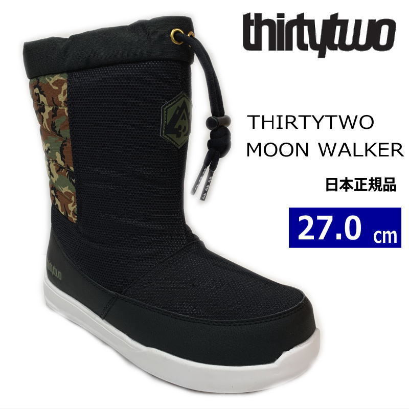 21-22 THIRTYTWO MOON WALKER カラー:BLACK CAMO 27cm サーティーツー ムーンウォーク メンズ スノーブーツ 日本正規品