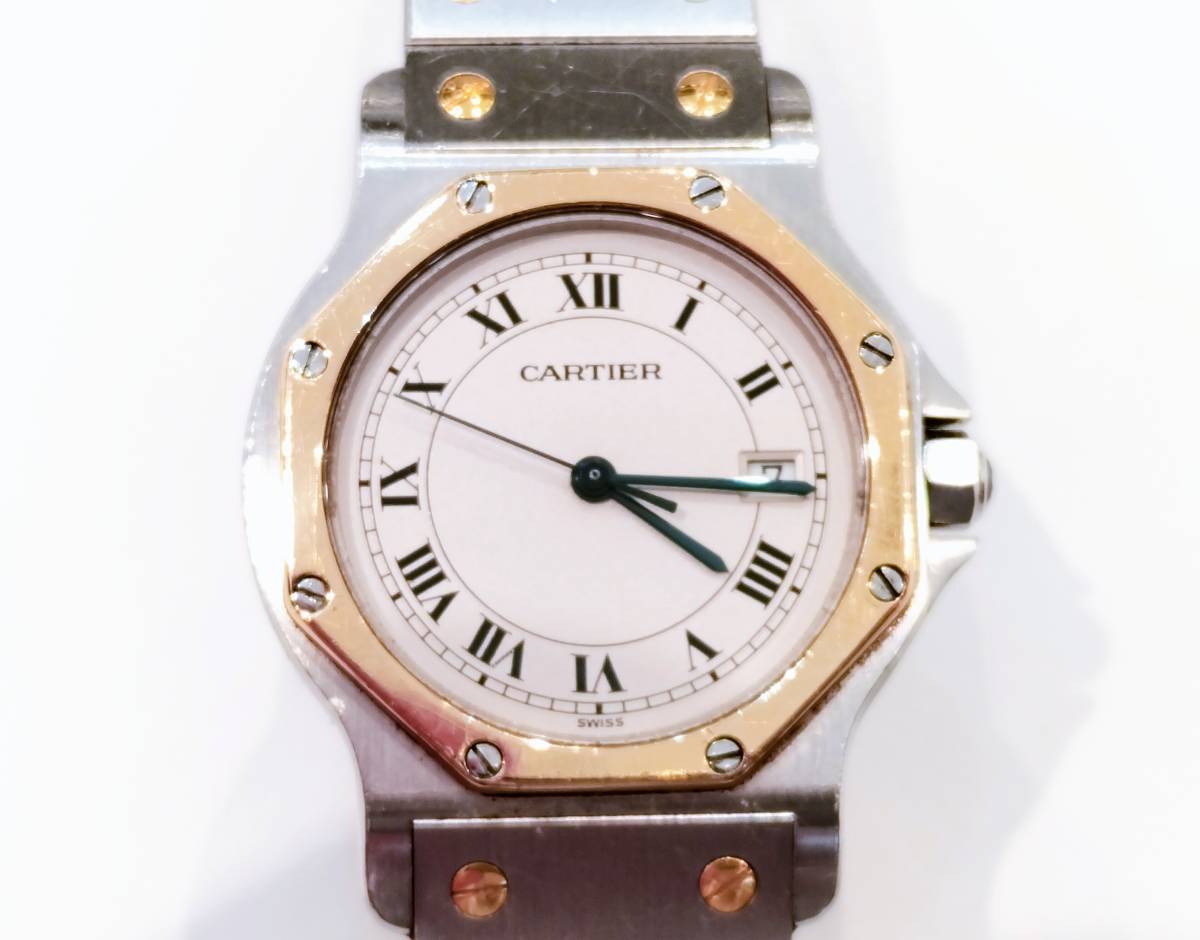 Cartier カルティエ サントス オクタゴンMM 187902 Cal,87 santos de