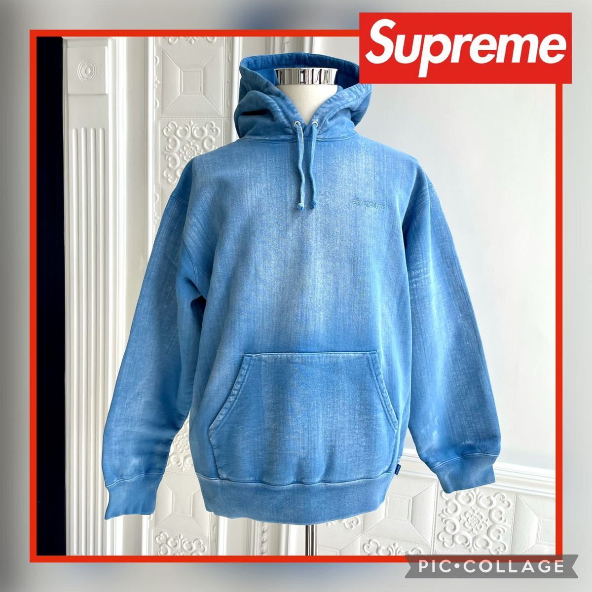 くつろぎカフェタイム ss21 Supreme Brush Stroke Hooded 美品 - 通販