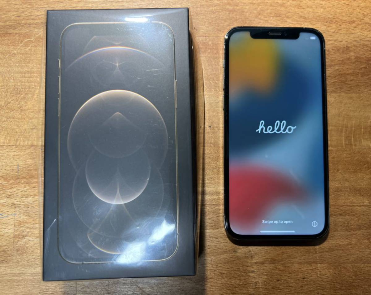 ◎超美品・送料無料!「Apple iPhone12 Pro 256GB ゴールド・Gold SIM