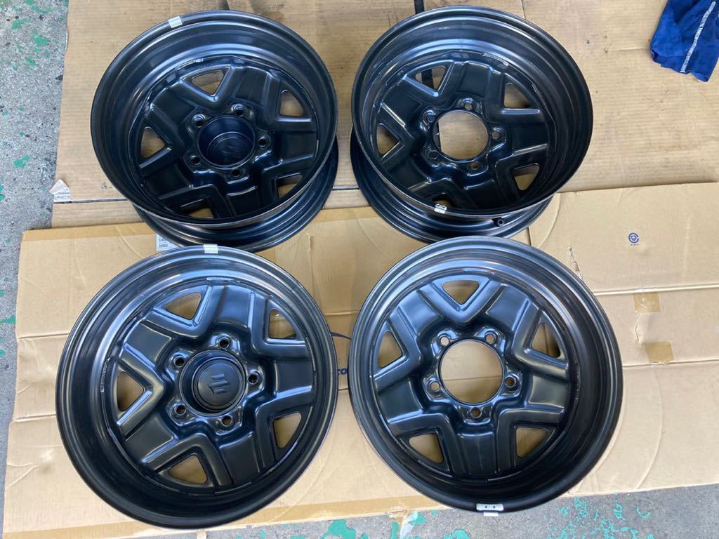 ジムニー スズキジムニー 新車外し スチールホイール jb64 4本 16×5.5j