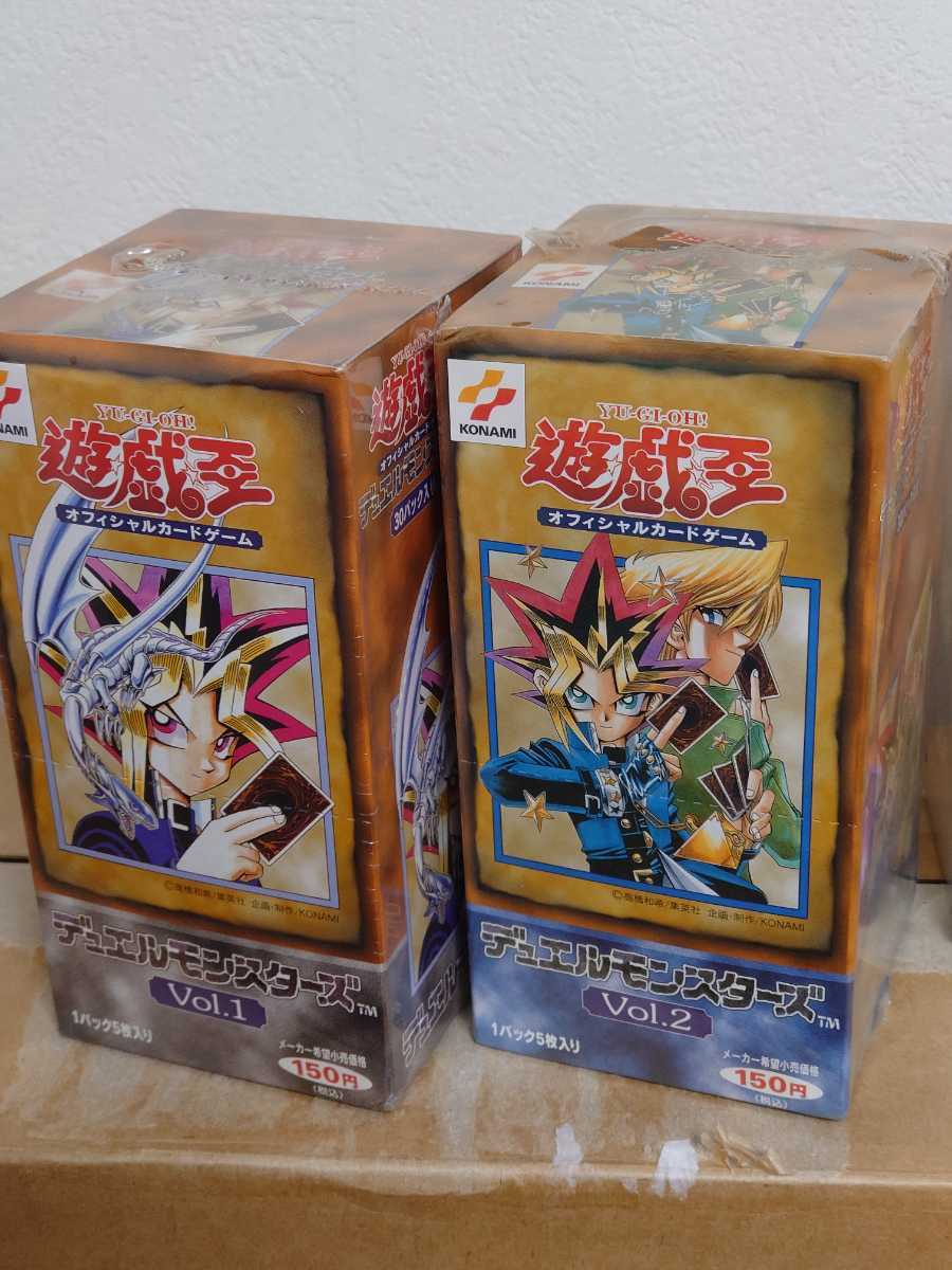  Yugioh / the first period / unopened Vol box / shrink attaching /Vol.1~7. full Complete set/ unopened BOX set 