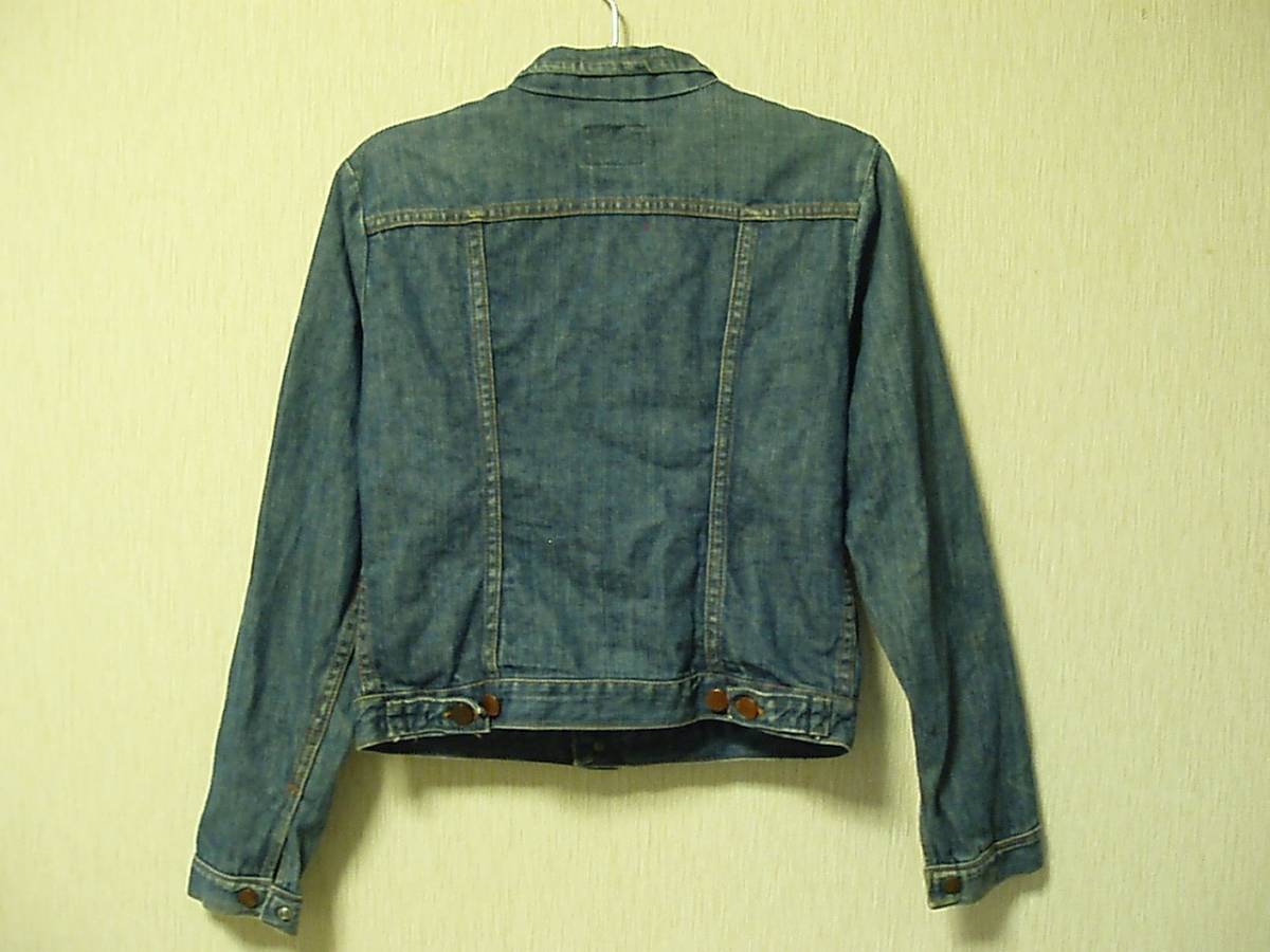 *Wrangler Wrangler 111MJ Denim jacket ( Kids 16) 70*S Vintage USA made black tag old clothes lady's 