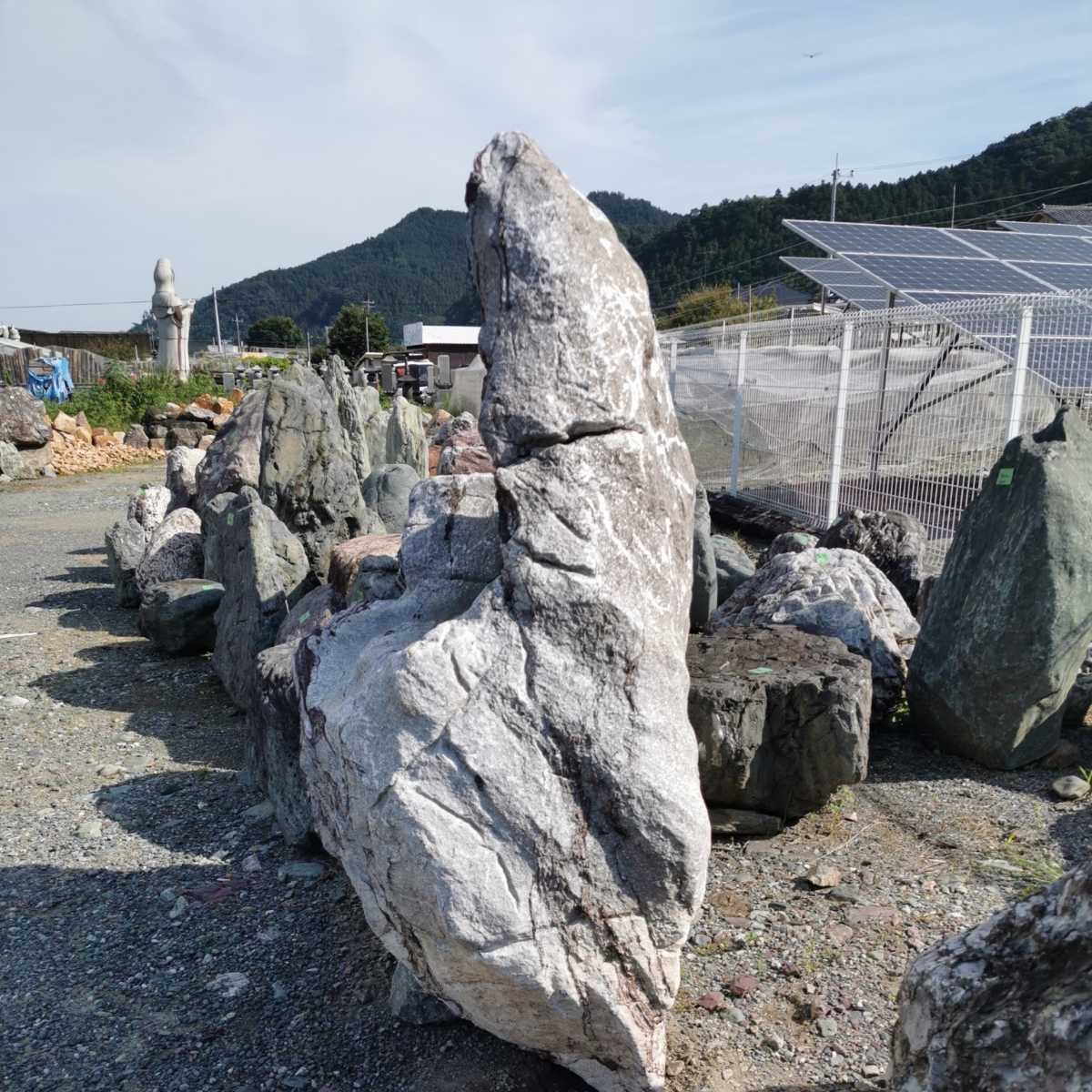 日野竜岩石1.66トン 庭石石鑑賞石盆石水石灯籠庭坪庭盆栽ガーデニング