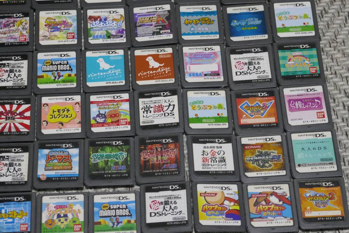 【ソフトのみ】 ジャンク ニンテンドー DS ソフトのみ 100本セット まとめて ※重複あり(検:名作 レア 大量 まとめ オークショ