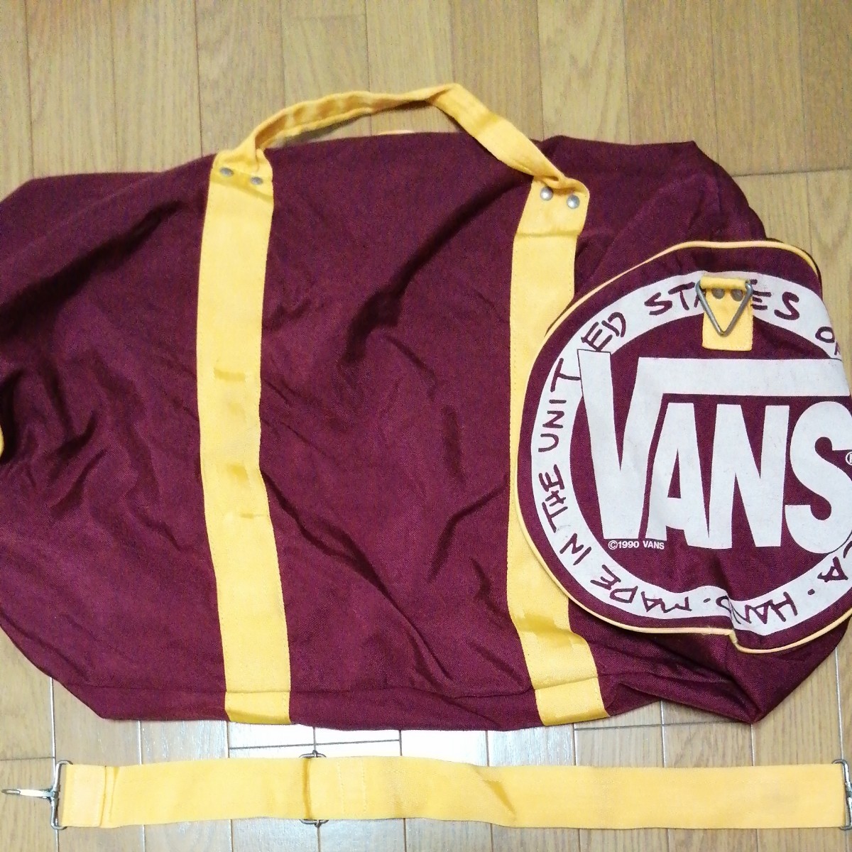 VANS バンズ USA製 ドラムバッグ ショルダー付 1990年頃購入