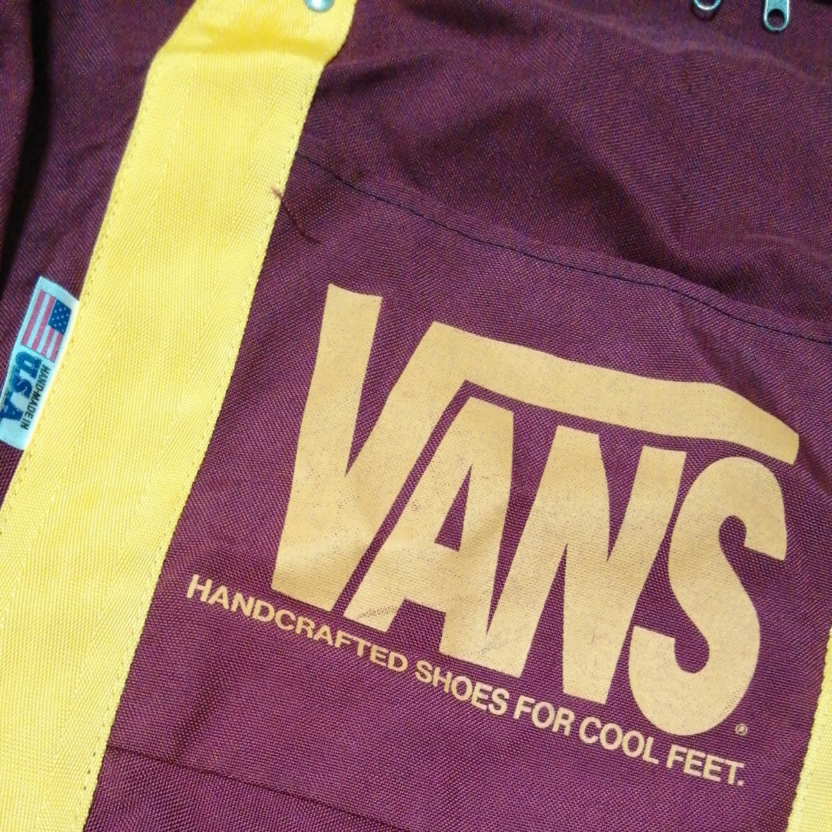 VANS バンズ USA製 ドラムバッグ ショルダー付 1990年頃購入 VANS バンズ USA製 ドラムバッグ ショルダー付 1990年頃購入