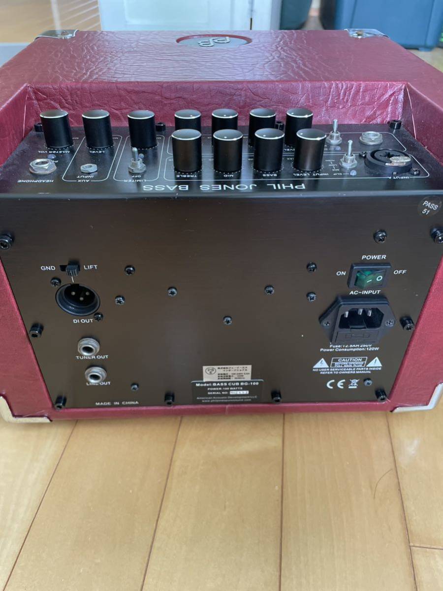 PJB (PHIL JONES BASS) BASS CUB BG-100 ケース付き ベースアンプ