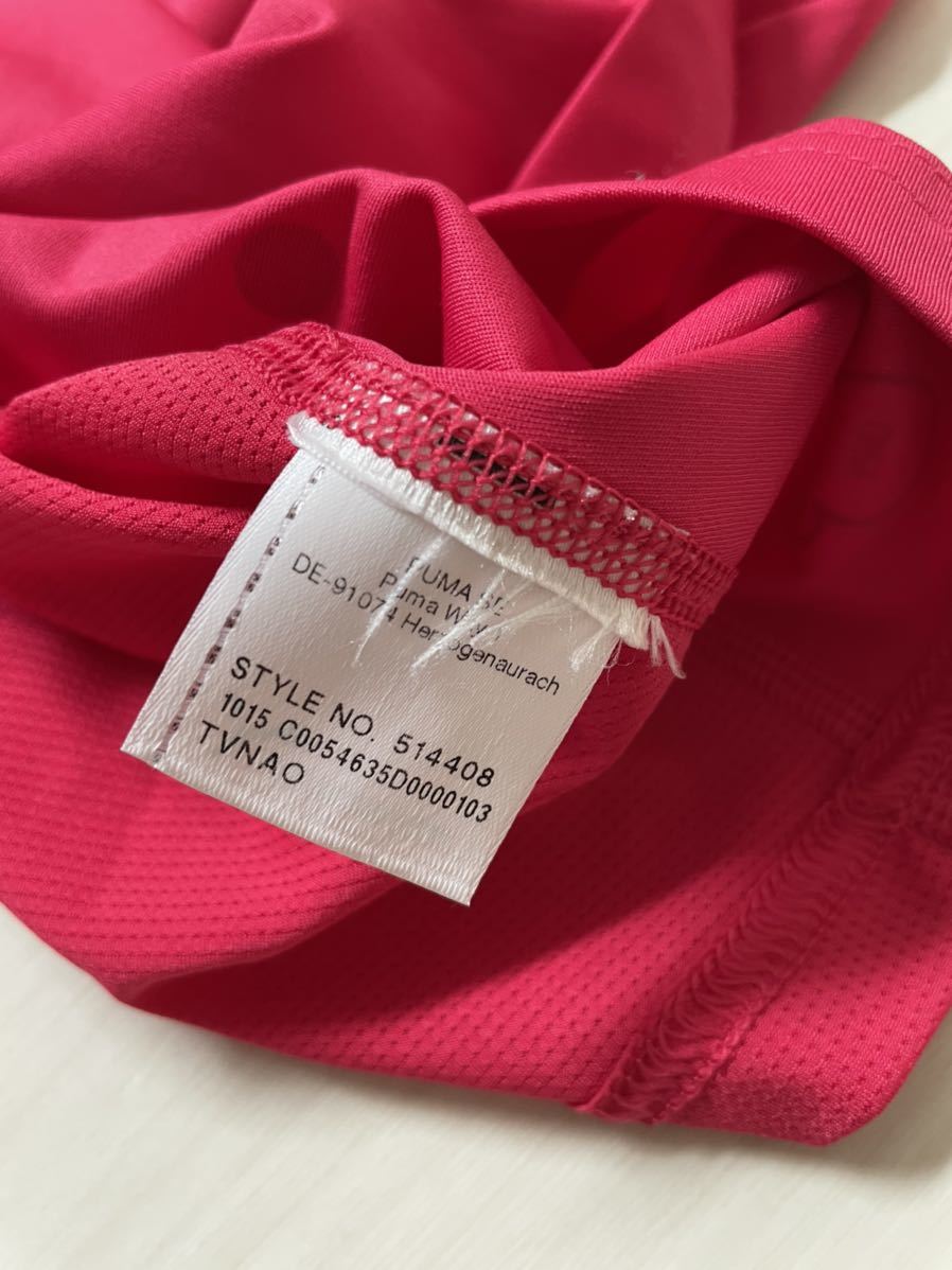 PUMA プーマ 半袖 Tシャツ　トレーニング ウェア スポーツ レディース M　ピンク系 ※_画像6