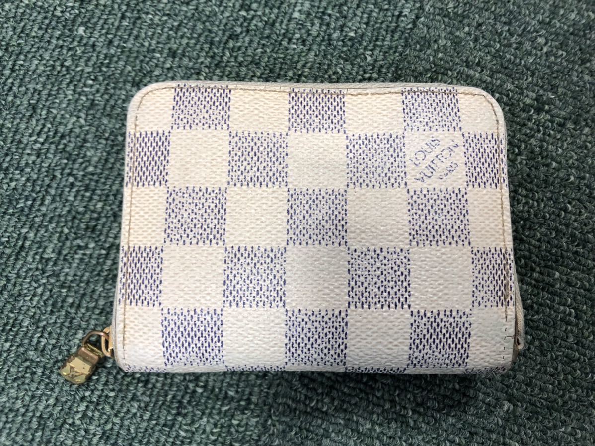 ルイヴィトン ダミエアズール ジッピーコインパース 財布 コインケース
