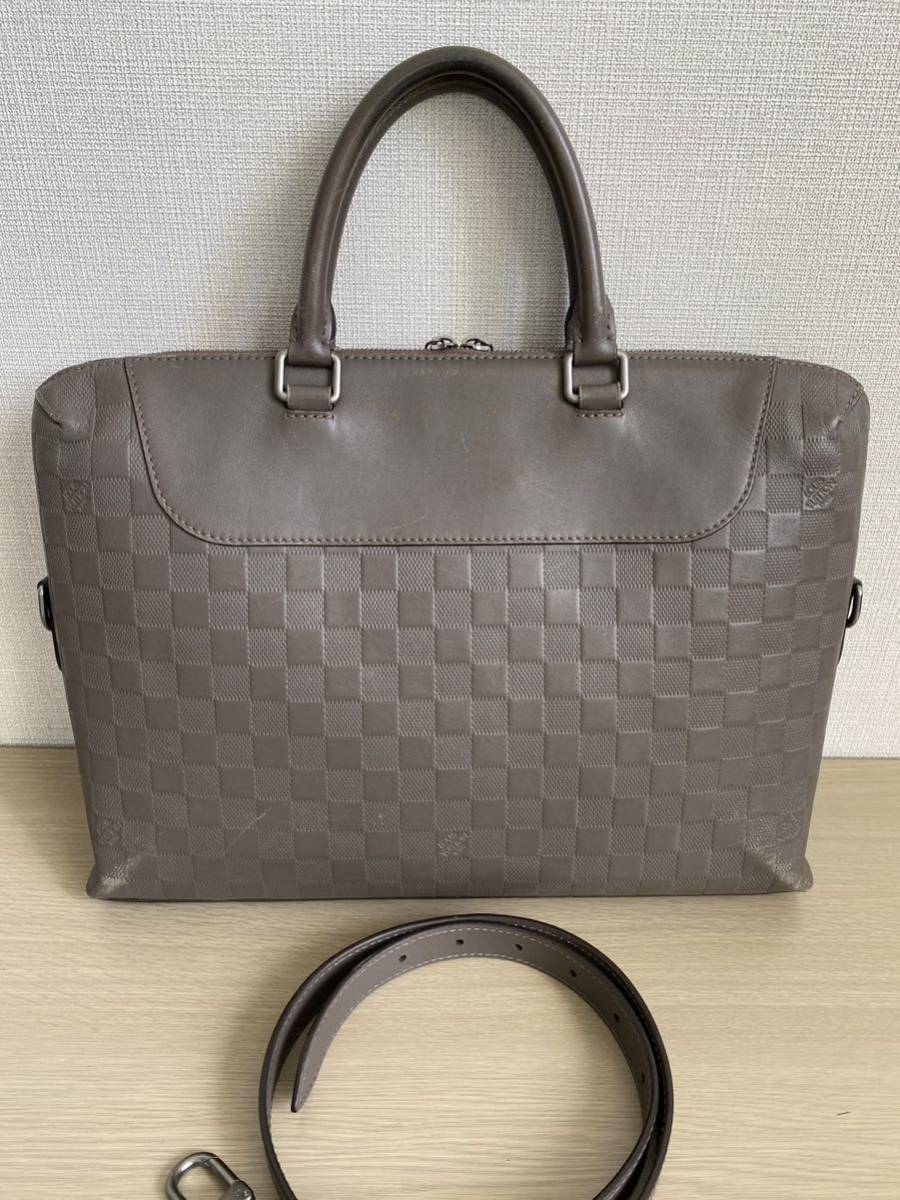 美品 ルイヴィトン PDJ 書類鞄 2WAY ポルトドキュマンジュール ダミエ