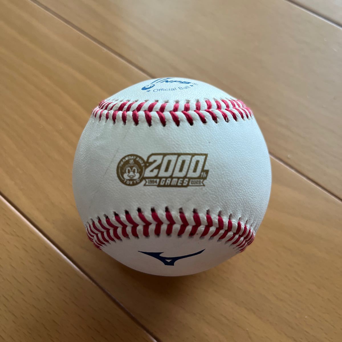 プロ野球公式戦使用ボール ヤクルト つば九郎 2000試合記念ボール 野球 