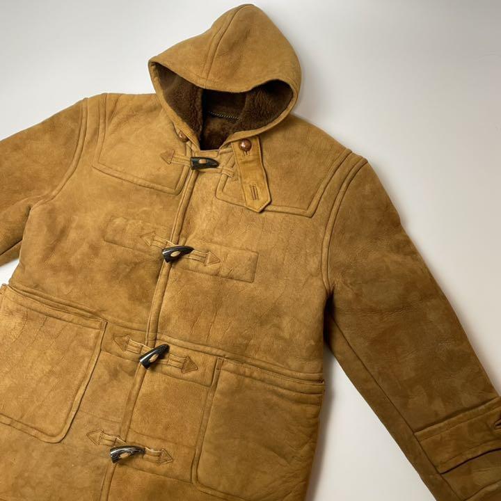 AERO LEATHER ヴィンテージ L 希少 B-1 ムートンダッフルコート-
