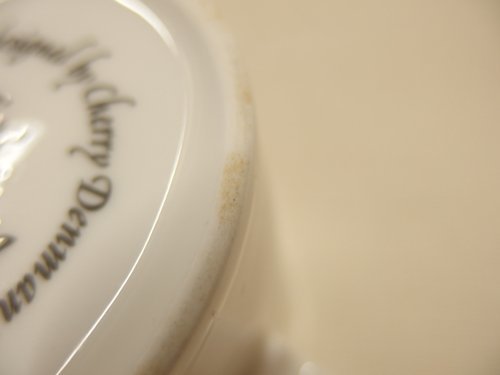 0920510w【Dunoon Ceramics ダヌーン 白磁マグカップ イングランド製】オラウータン絵柄/口径φ6.8×H9.7cm程度/中古品_画像9