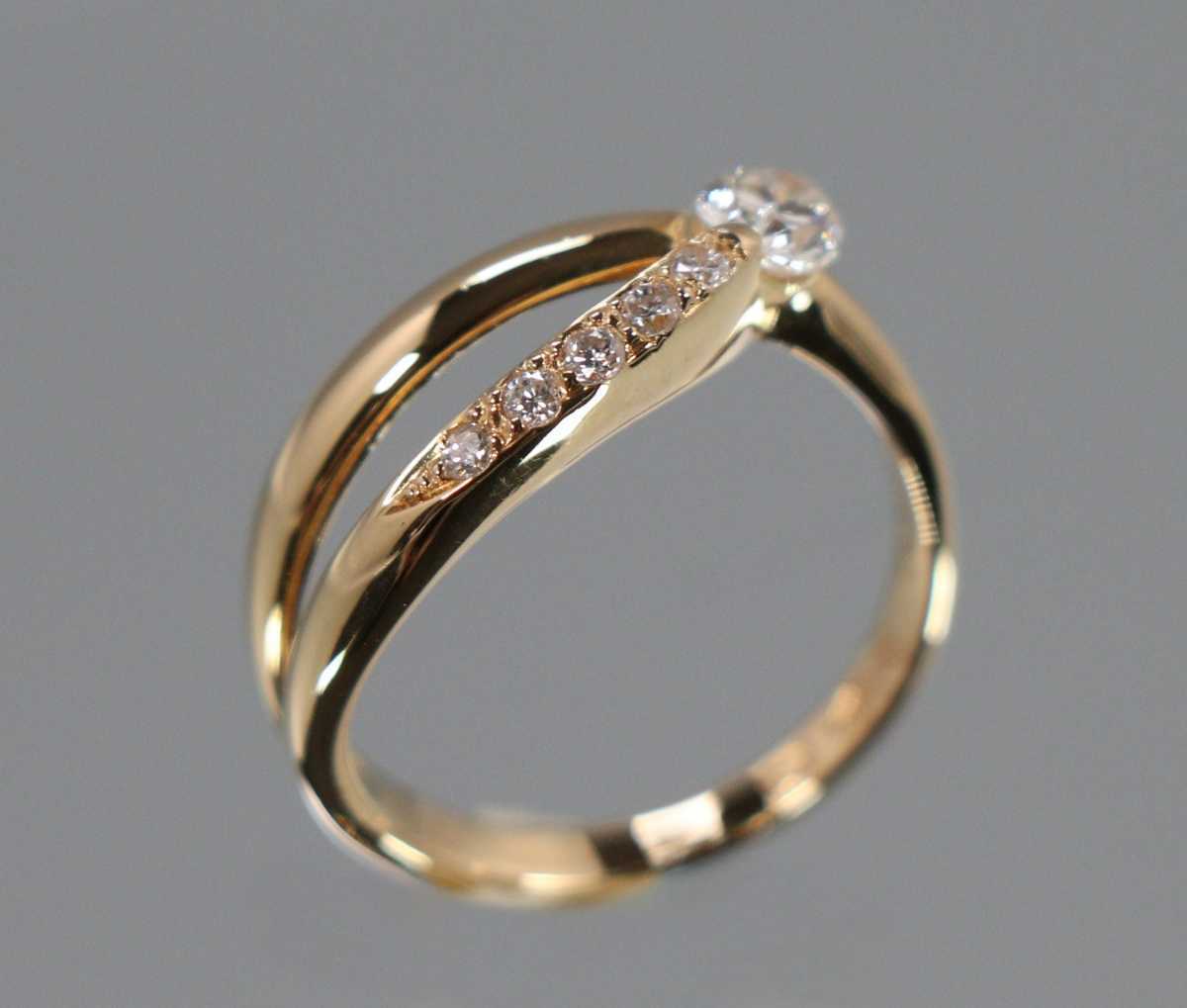 CAK08 / セイコージュエリー K18 ダイヤモンドリング 0 38ct 0 CAK08 / セイコージュエリー K18 ダイヤモンドリング 0 38ct 0