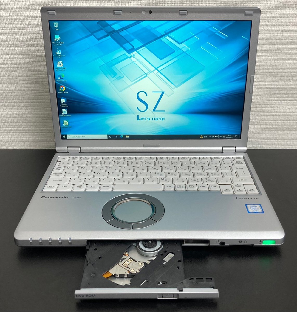 1円 Panasonic LET'S NOTE SZ6 / Core i5 7300U 2.60GHz / メモリ8GB 非課税 7300U i5 CF-SZ6 レッツノート SSD256GB DVD 8GB ノートPC