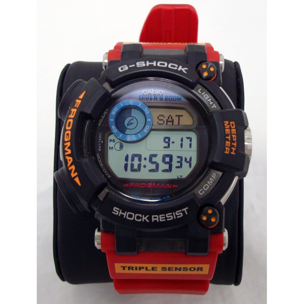 中古】カシオ G-SHOCK ダイバーズウオッチ FROGMAN 南極調査ROVコラボ