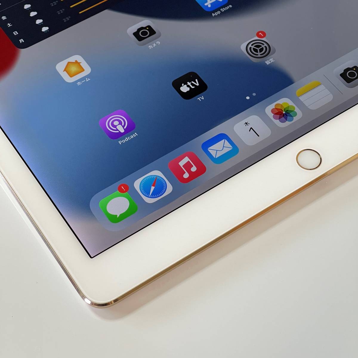 Apple iPad Pro (12.9インチ) (第2世代) ゴールド 64GB MQDD2J/A Wi-Fi