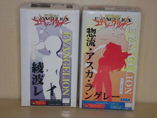 L　未使用　SEGA　新世紀エヴァンゲリオン　ガレージキット　綾波レイ　惣流・アスカ・ラングレー　２体セット　1/6