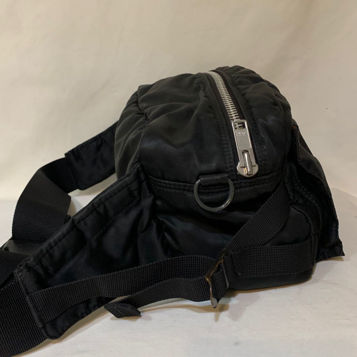 良品 ポーター タンカー ウエストバッグ ボディバッグ 黒 PORTER 良品 ポーター タンカー ウエストバッグ ボディバッグ 黒 PORTER