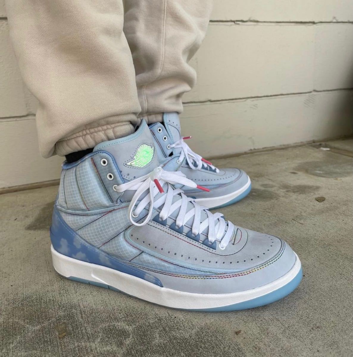 29 Balvin Jordan2 バルヴィン ナイキ セレスティンブルー-