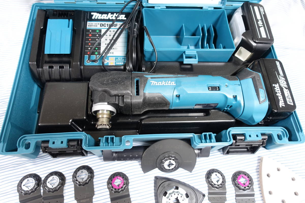 マキタ 充電式マルチツール18V 6Ahバッテリ・充電器付 TM51DRG-