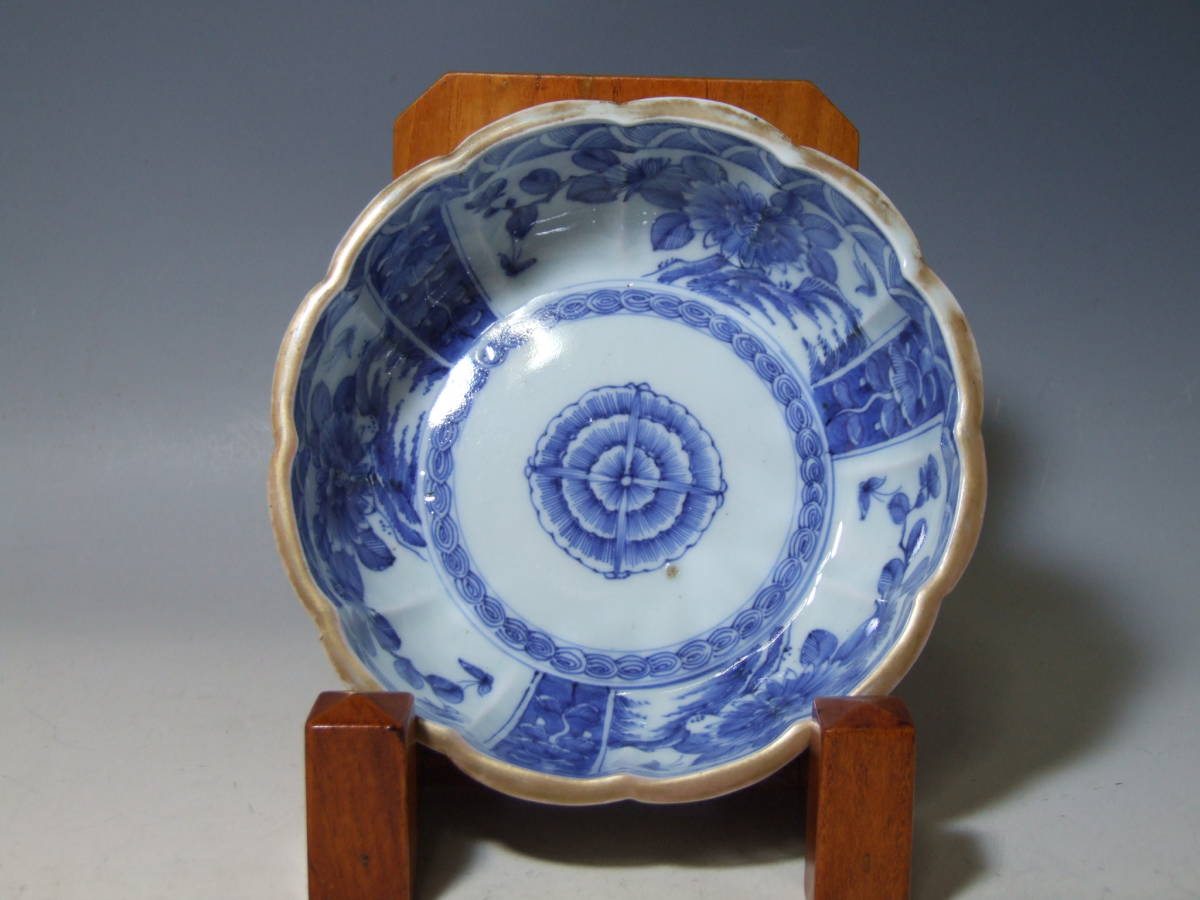 超爆安 古伊万里禁裏花蝶遊池図 3客 江戸期 ☆値下げ◇鍔/透かし鍔