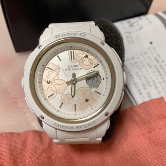 【カシオ】 ベビージー レディース Floral Dial フローラルダイアルシリーズ 新品 BGA-150FL-7AJF 腕時計 CASIO 未使用品 女性 ホワイト