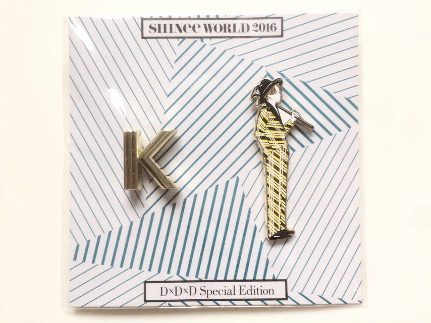 未開封】 SHINee WORLD 2016 D×D×D DDD 公式 ピンバッジセット キー 