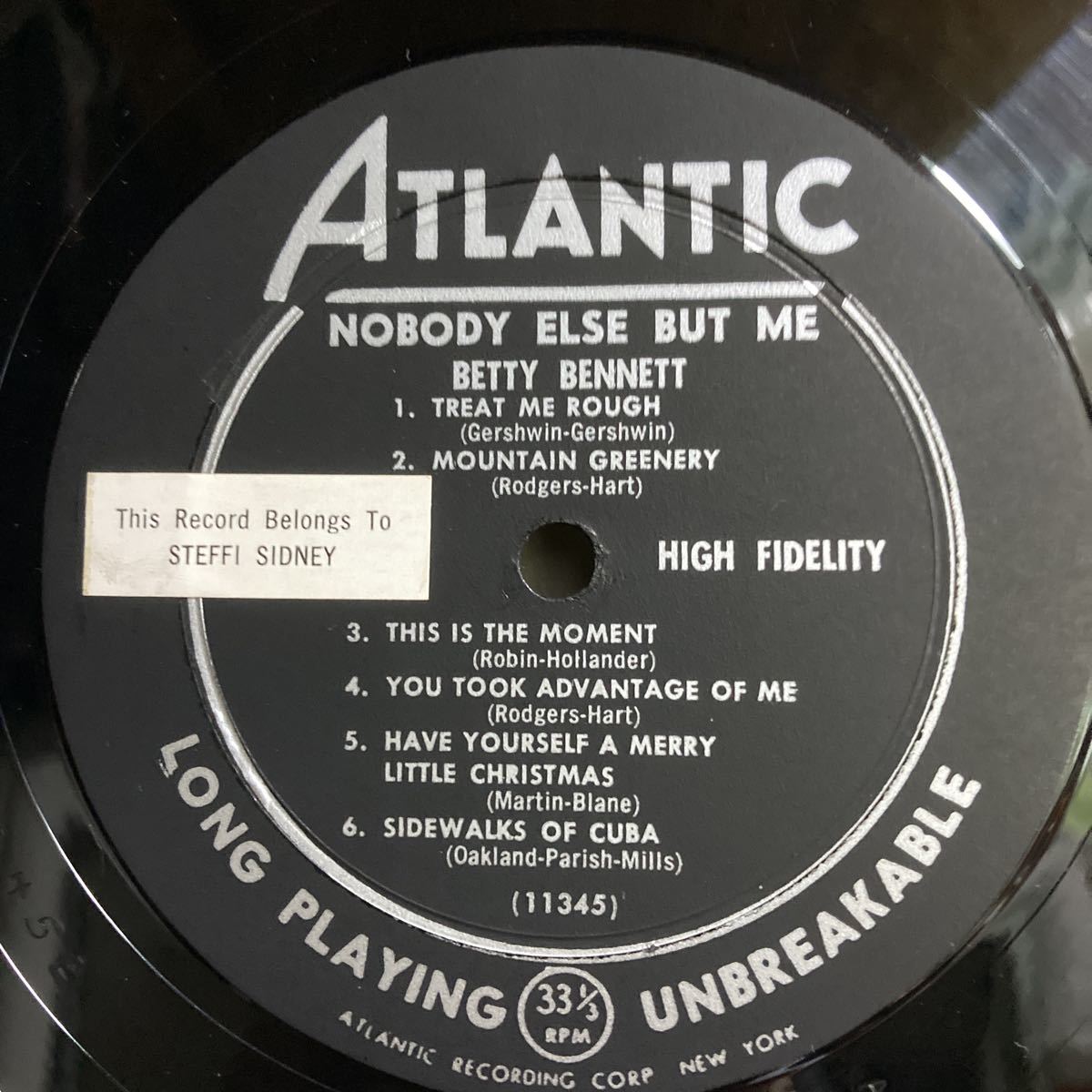 高品質の人気 BETTY BENNETT nobody else but me bonnieyoung.com