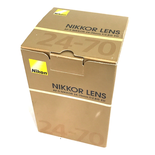 1円 Nikon N AF-S NIKKOR 24-70mm 1:2.8G ED カメラレンズ 付属品あり_画像9