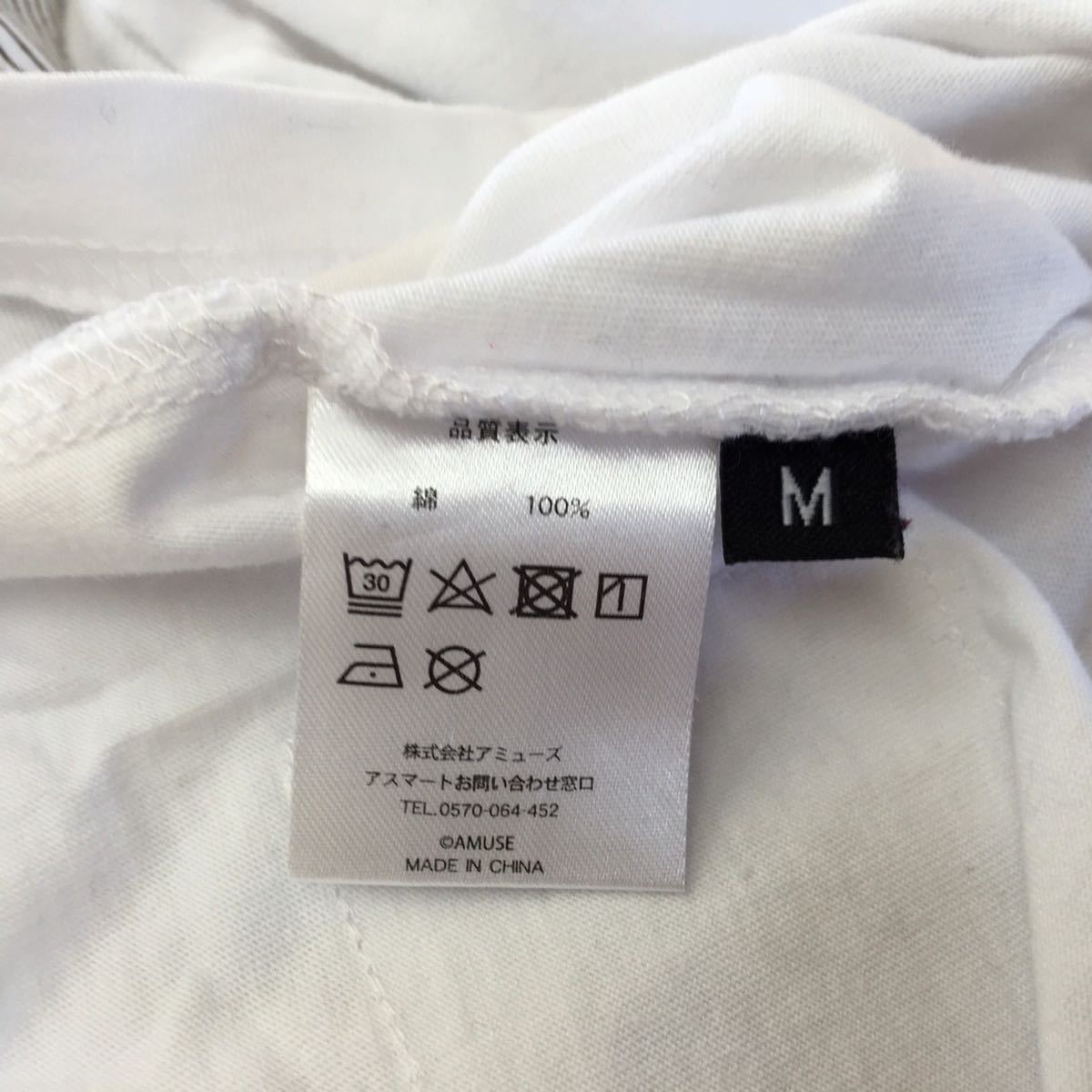 【美品】 福山雅治 冬の大感謝祭 その18 半袖Tシャツ メンズ Mサイズ ホワイト ライブツアーTシャツの画像6