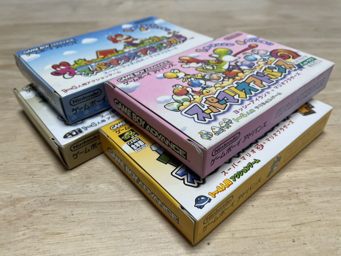 限定即決・未開封カード付】スーパーマリオアドバンス4種(1&2&3&4) AGB
