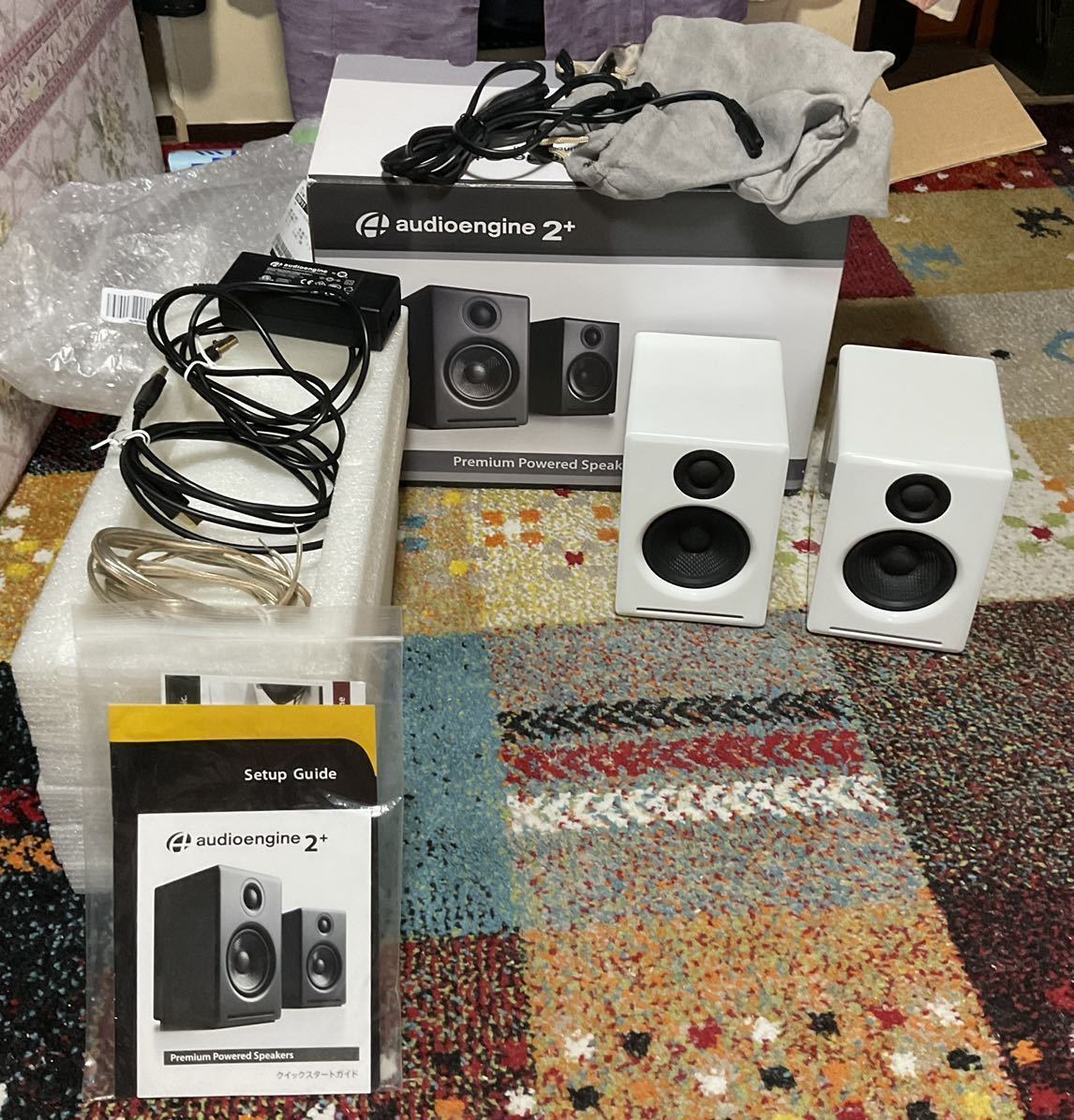 Audioengine モニタースピーカー A2+/W ハイグロス・ホワイトペイント