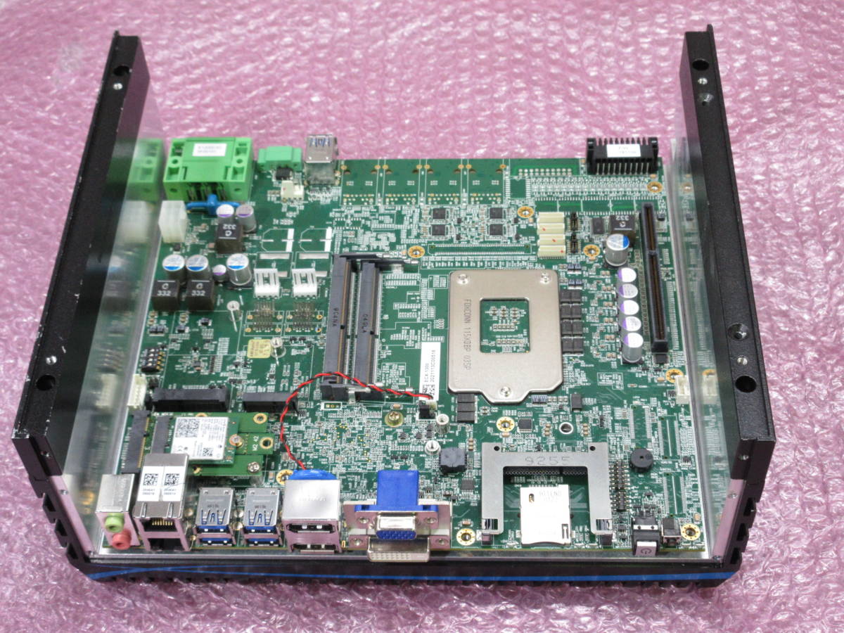 Vecow ECX-1300 部品 (マザーボード / CPU Core i7-8700) No.P276 ...