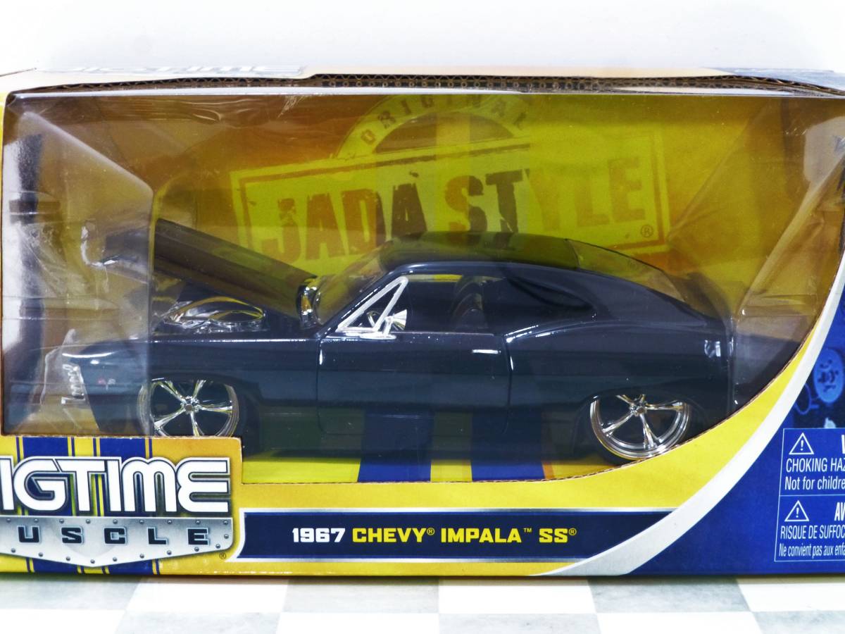 □JADA TOYS 1/24 1967 CHEVY IMPALA SS BLACK□シェビー インパラ 77 - Jada Toys □JADA TOYS 1/24 1967 CHEVY IMPALA SS BLACK□シェビー インパラ 77 - Jada Toys