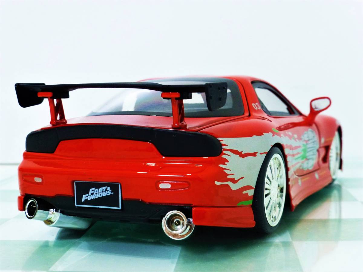  The Fast and The Furious #JADA TOYS 1/24 DOM*S MAZDA RX-7# Mazda 