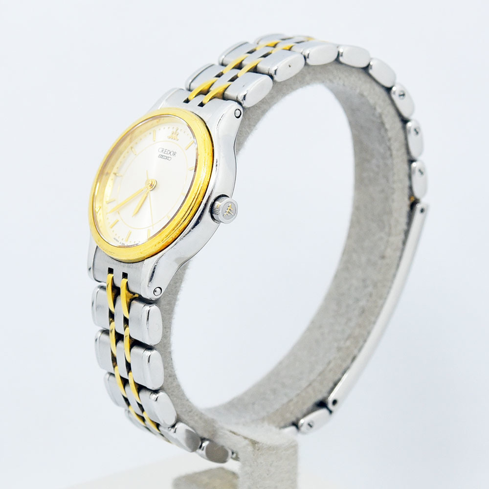 極美品 4J85-0A10 SEIKO セイコー 時計 クレドール レディース | gkcsu.org