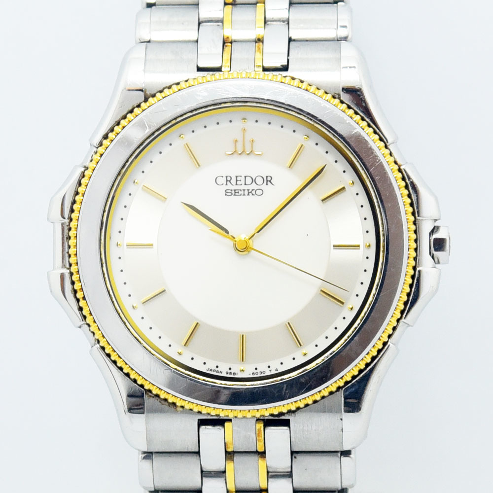 セイコー メンズ SEIKO クレドール CREDOR 9581-6040 クォーツ SS