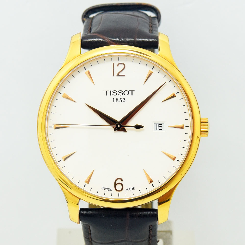 新品?正規品 TISSOT メンズ 中古 ティソ トラディション ホワイト