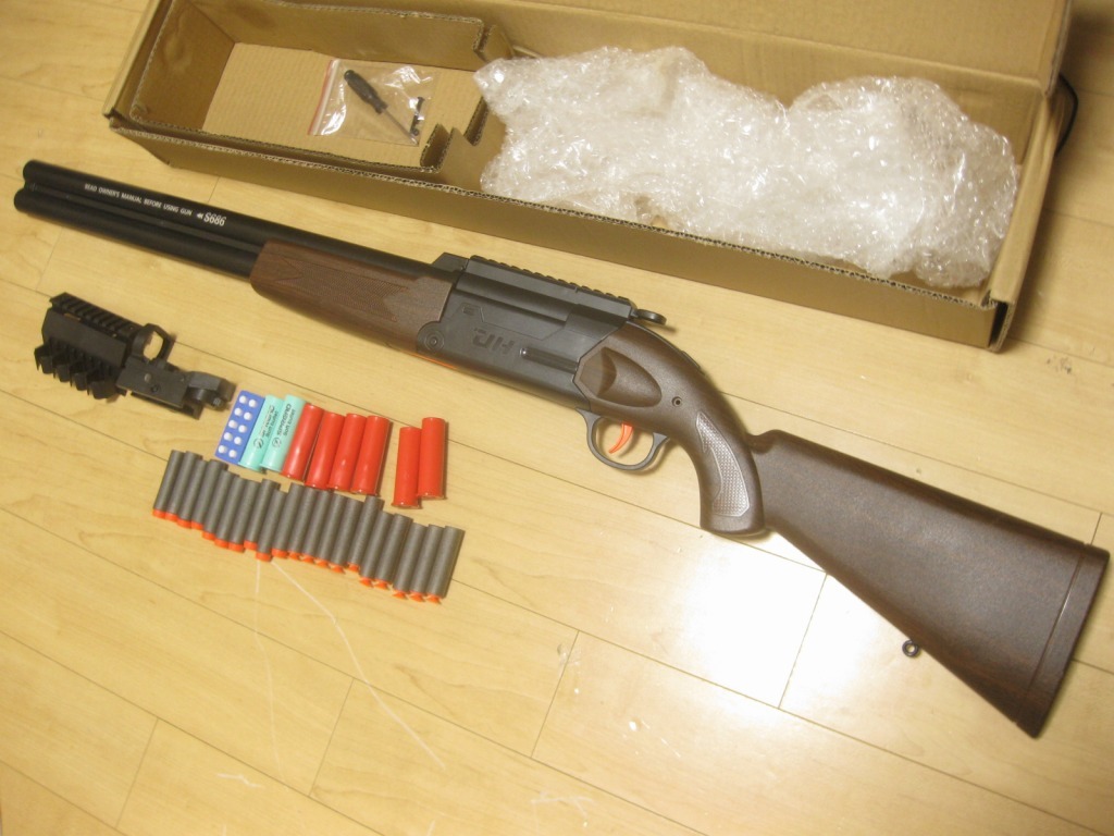 定番のお歳暮&冬ギフト ナーフ タイプ 水平二連 排莢式 ダブルバレル