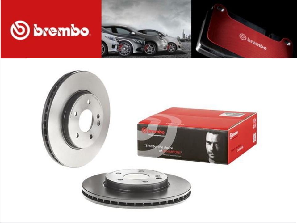 BREMBO 新品 フロントブレーキローター ベンツ W202 W203 W210 R170 R171 W208 W209 2104210712 2104212412 2104210712_画像1