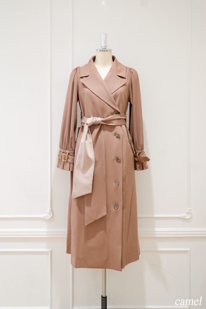 Herlipto Belted Dress Trenchトレンチコート