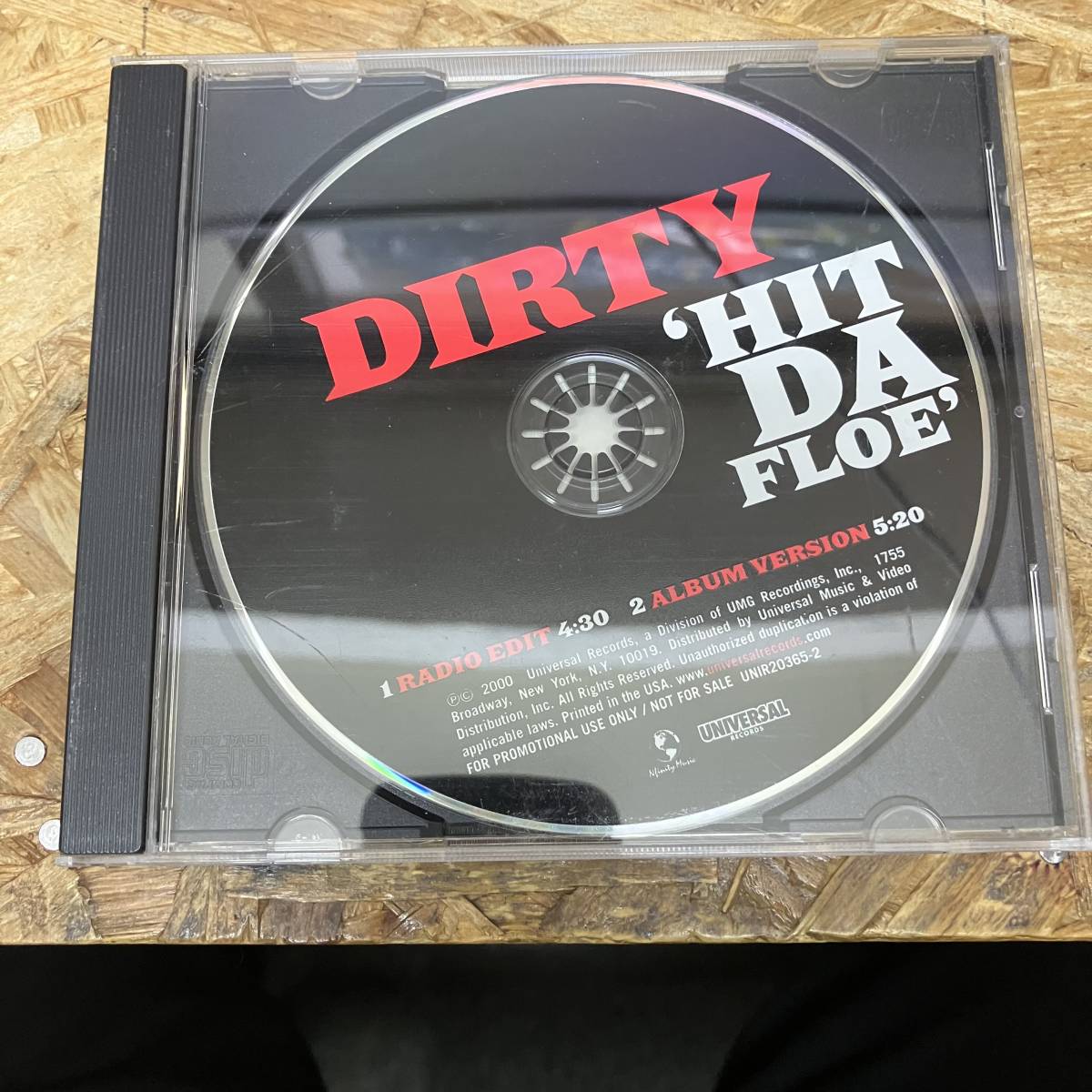 シ● HIPHOP,R&B DIRTY - HIT DA FLOE シングル,PROMO盤! CD 中古品_画像1