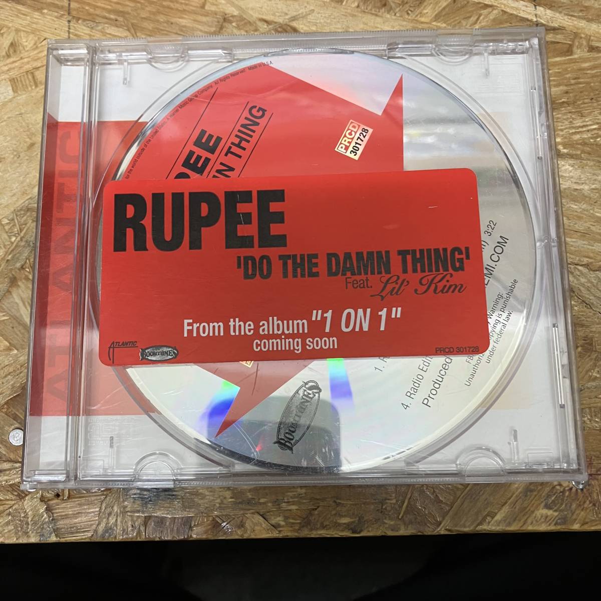 ● HIPHOP,R&B RUPEE - DO THE DAMN THING INST,シングル,PROMO盤! CD 中古品_画像1